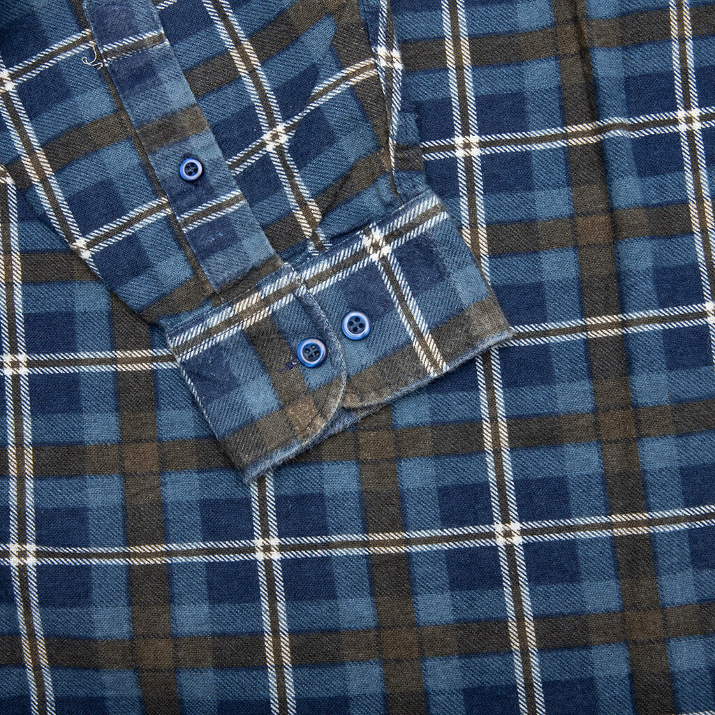 Ribbon Flannel Shirt Assorted