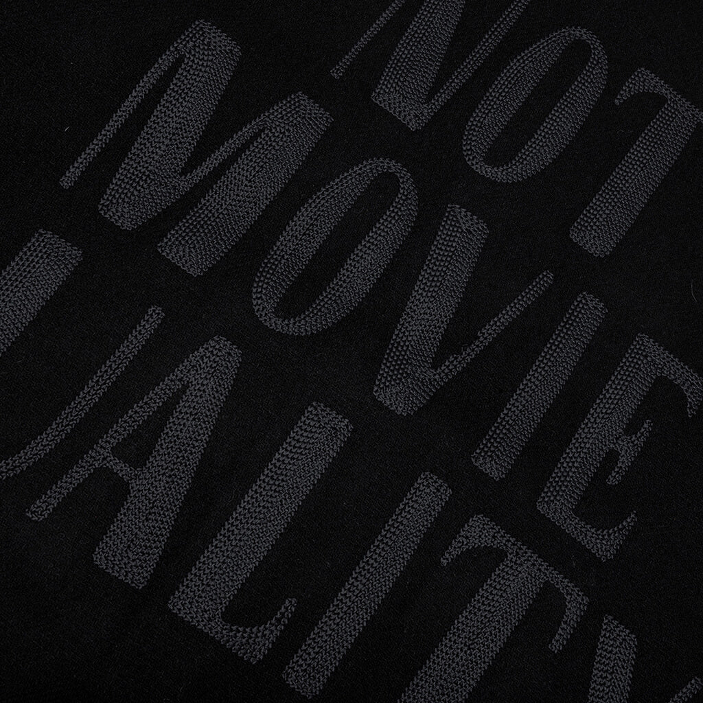 Not Movie Quality Varsity Jacket Black