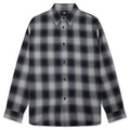 Beach Ombre Plaid Shirt Black