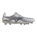 Mizuno Morelia Neo IV Elite FG Firm Ground Silver Gold