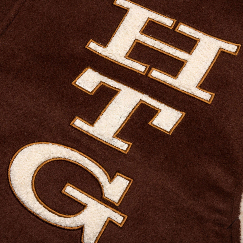 Holiday HTG Letterman Jacket Brown