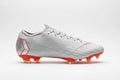 Nike Mercurial Vapor 12 Elite FG Firm Ground Mens Soccer Cleats Concrete Wolf Grey Light Crimson