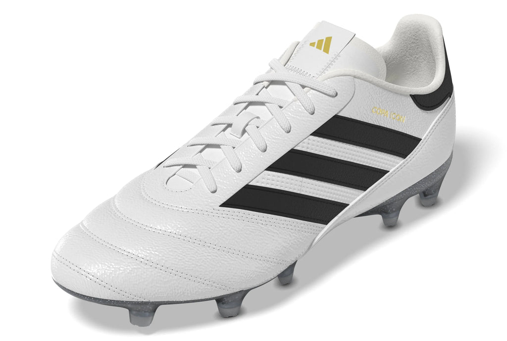 adidas Copa Icon FG Firm Ground Soccer Cleats White Black Gold Metallic