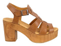 Sandalias de Plataforma Klein Café para Mujer