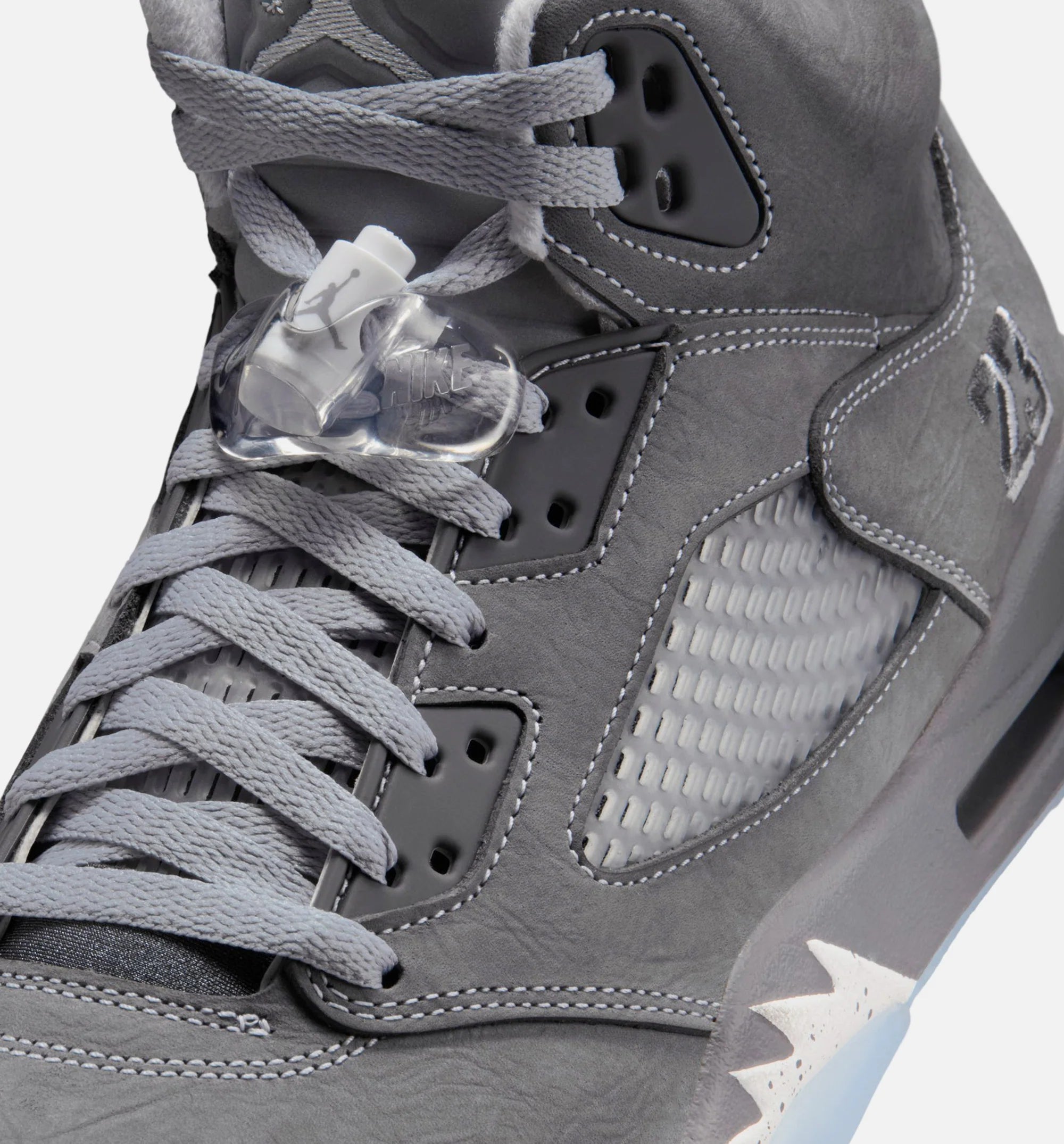 Air Jordan 5 Retro Wolf Grey Mens Lifestyle Shoe Light Graphite White Wolf Grey Limit One Per Customer
