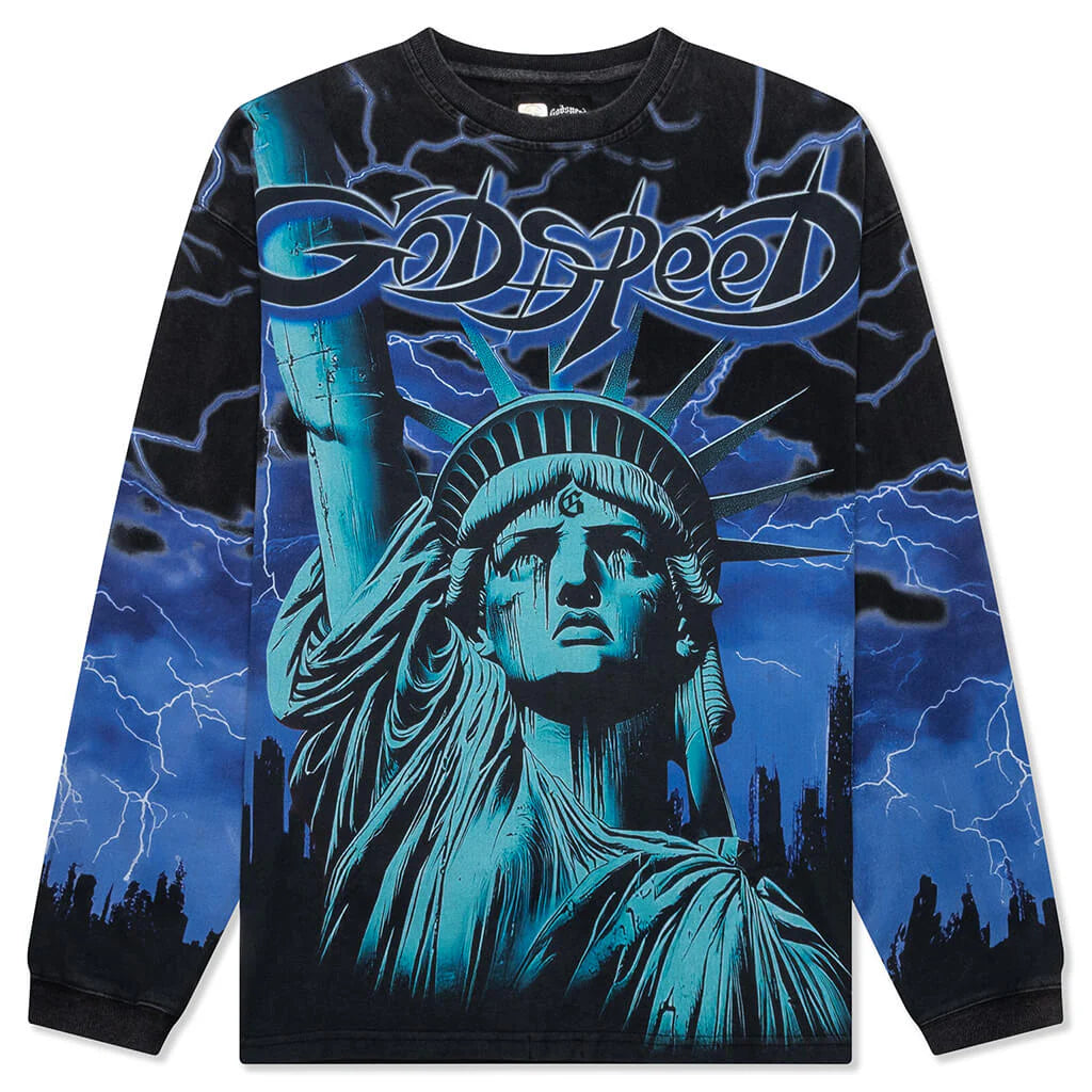 Voltage L S Tee Blue