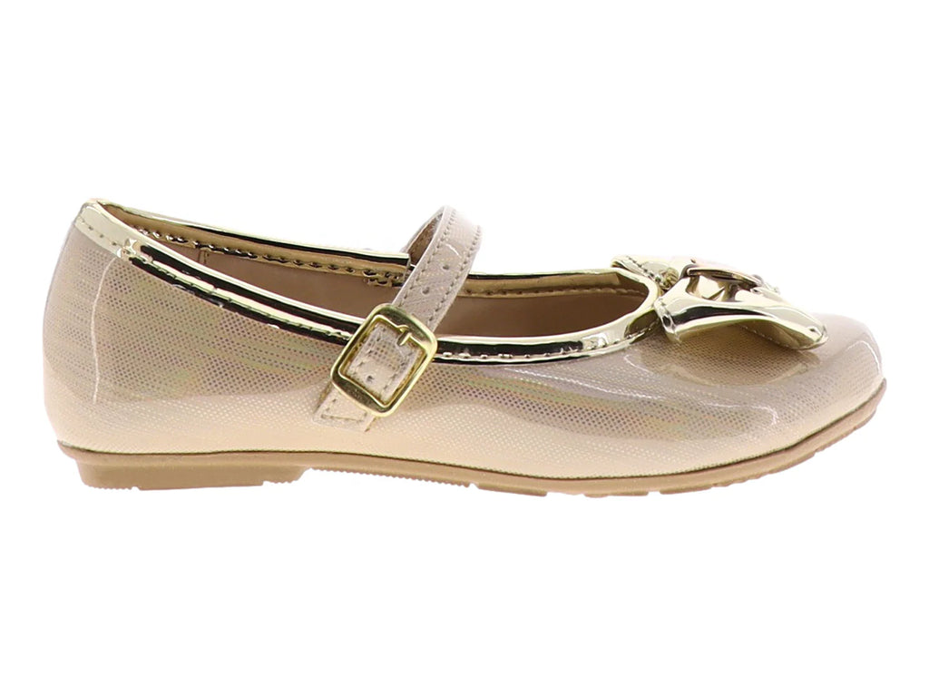 Zapatos Sarele Charol Oro para Niña