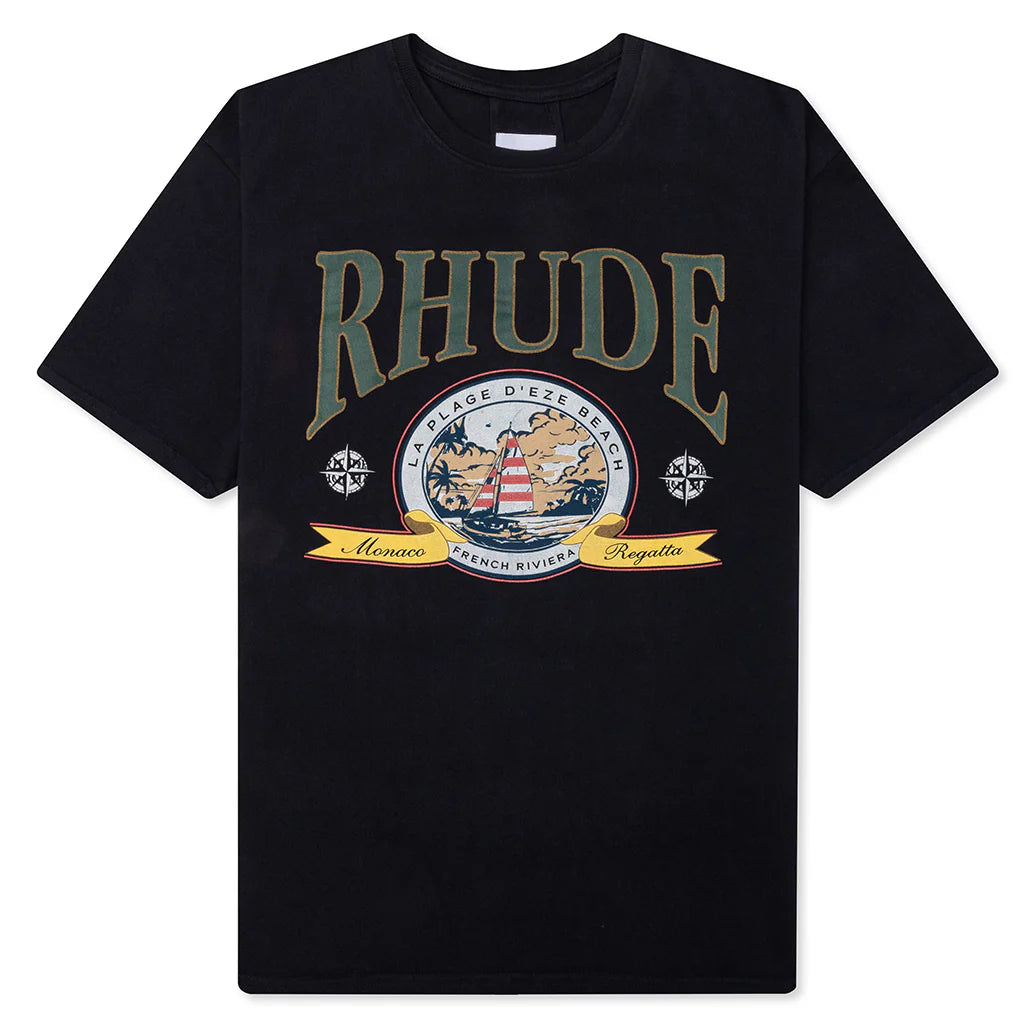 Monaco Regatta Tee Vintage Black