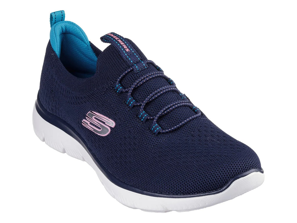 Tenis Skechers Summits Azul Marino para Mujer