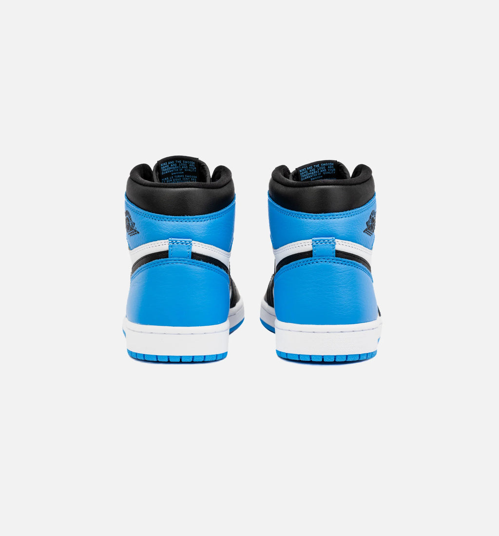 Air Jordan 1 Retro High OG University Blue Mens Lifestyle Shoe Black Blue