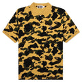 1st Camo One Point Relaxed Fit Polo Yellow