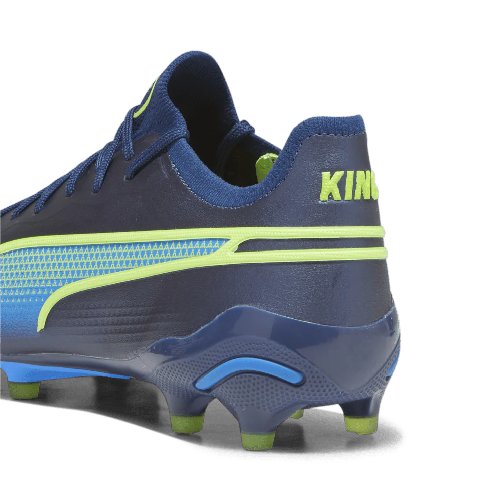 PUMA King Ultimate FG AG Multi Ground Soccer Cleats Blue Green