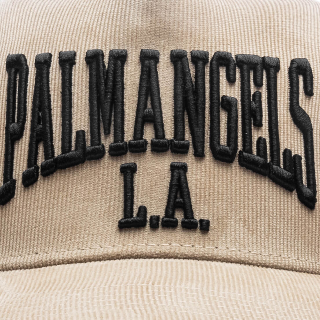 College Corduroy Cap Light Beige Black
