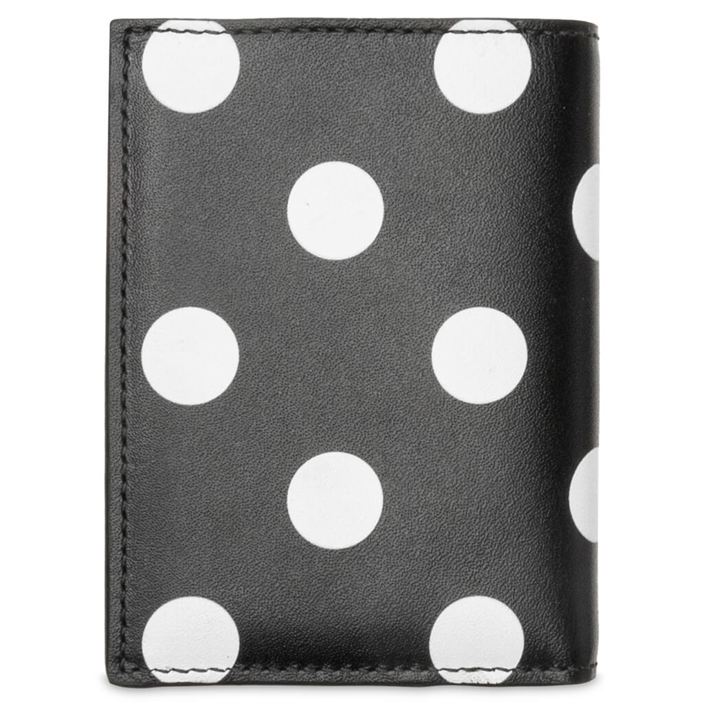 Comme des Garcons Polka Dots Wallet Black