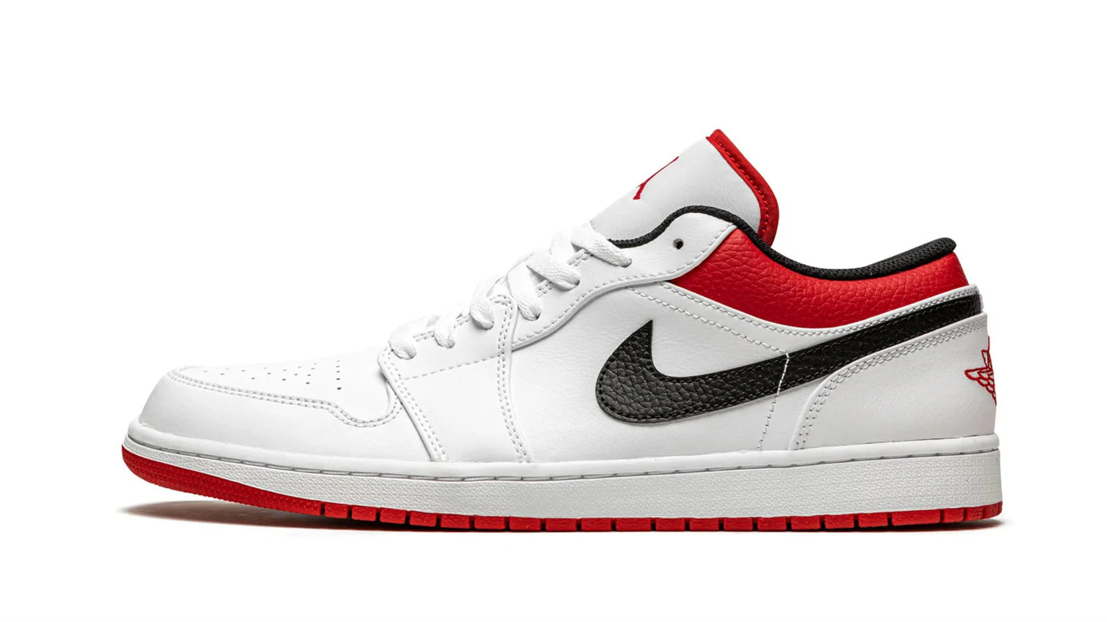 Air Jordan 1 Low White University Red