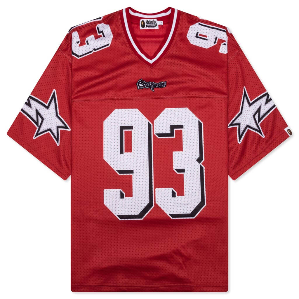 Football Relaxed Fit Tee Red