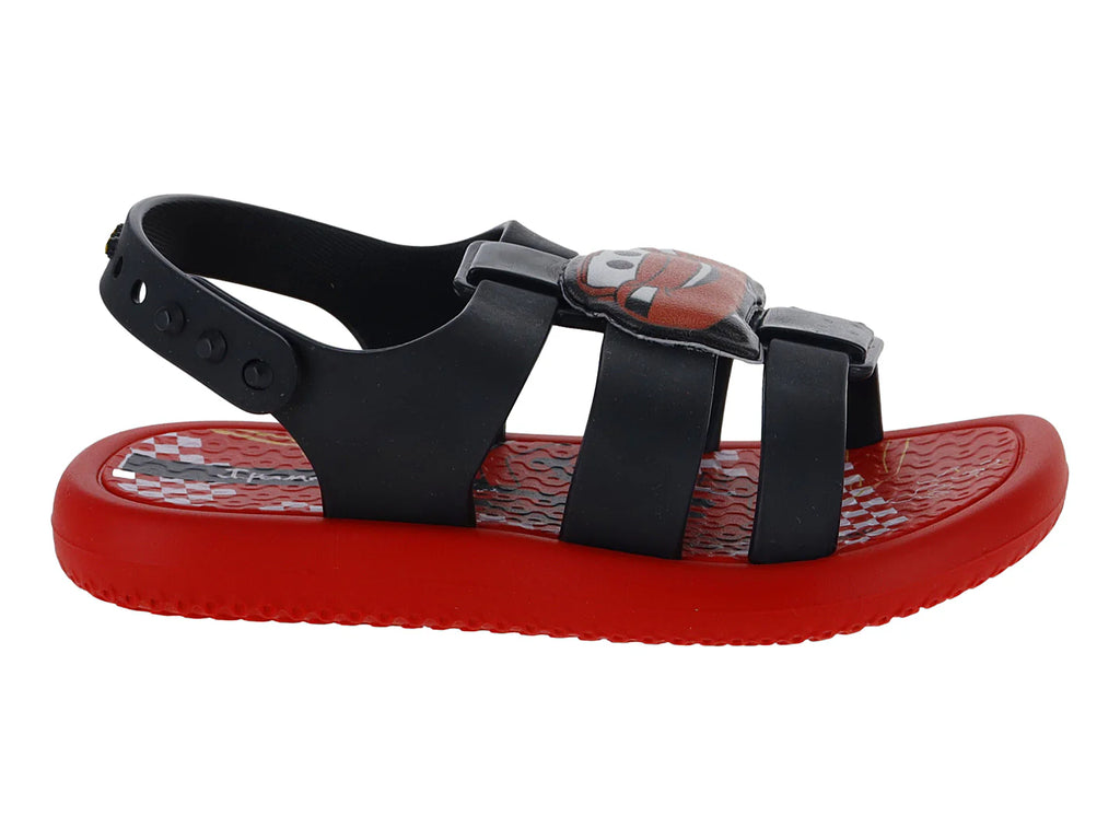 Sandalias Ipanema Disney Rojo y Negro para Niño