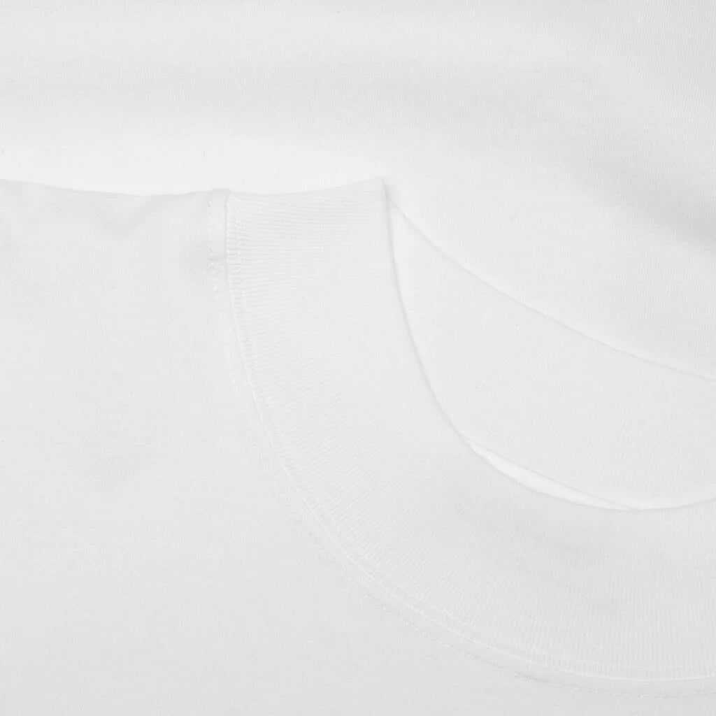 Mock Neck T Shirt Optic White