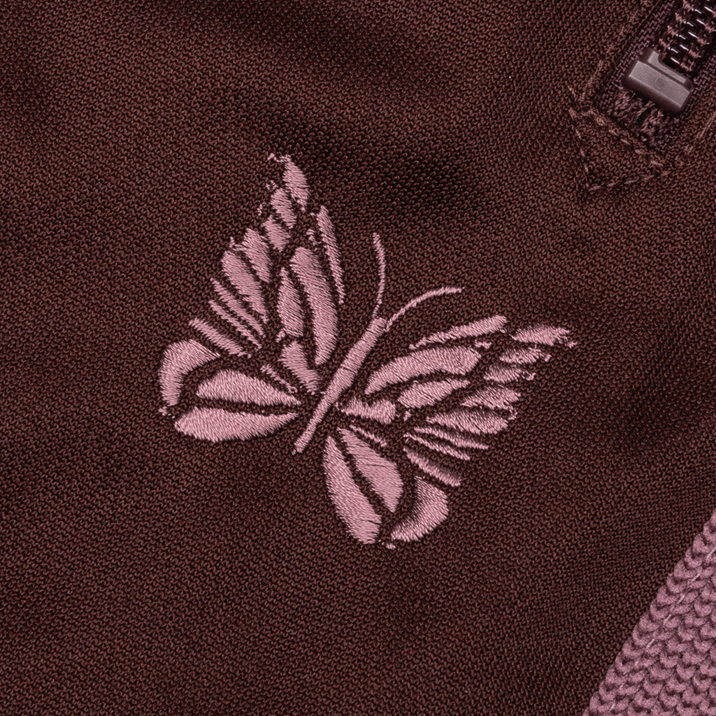 Poly Smooth Boot Cut Track Pant Brown
