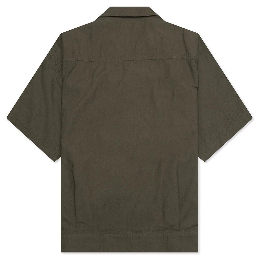 Belted Officer S S Shirt Olive Drab