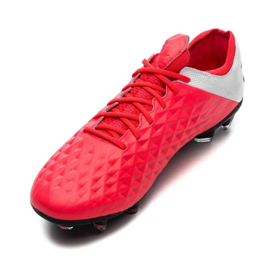 Nike Legend 8 Elite FG Firm Ground Soccer Cleats Crimson Black White
