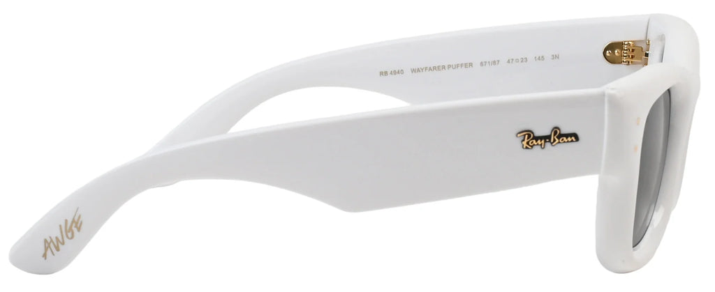 RAY BAN AAP ROCKY COLLECTION WAYFARER PUFFER WHITE