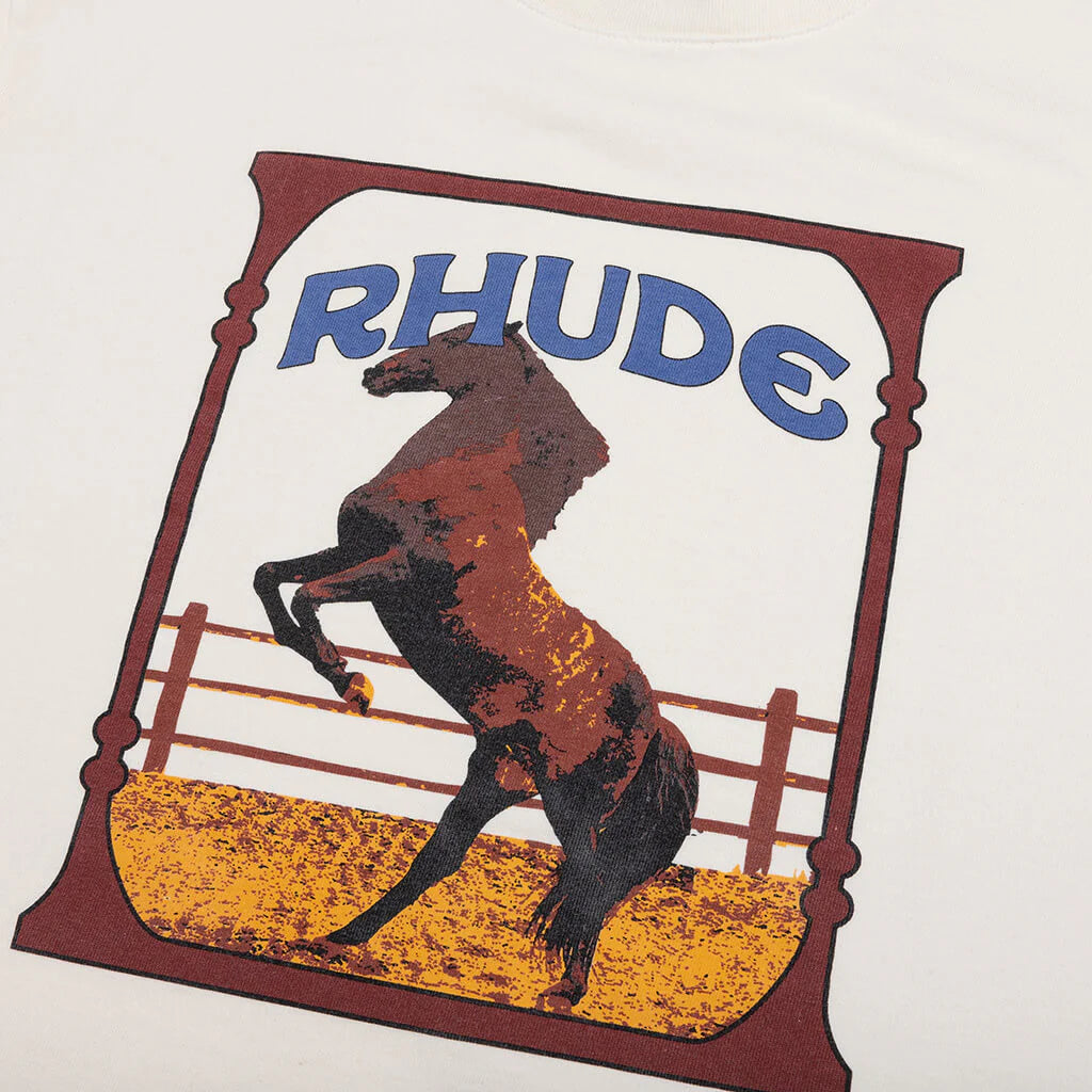 Rhude Cardre Tee Vintage White