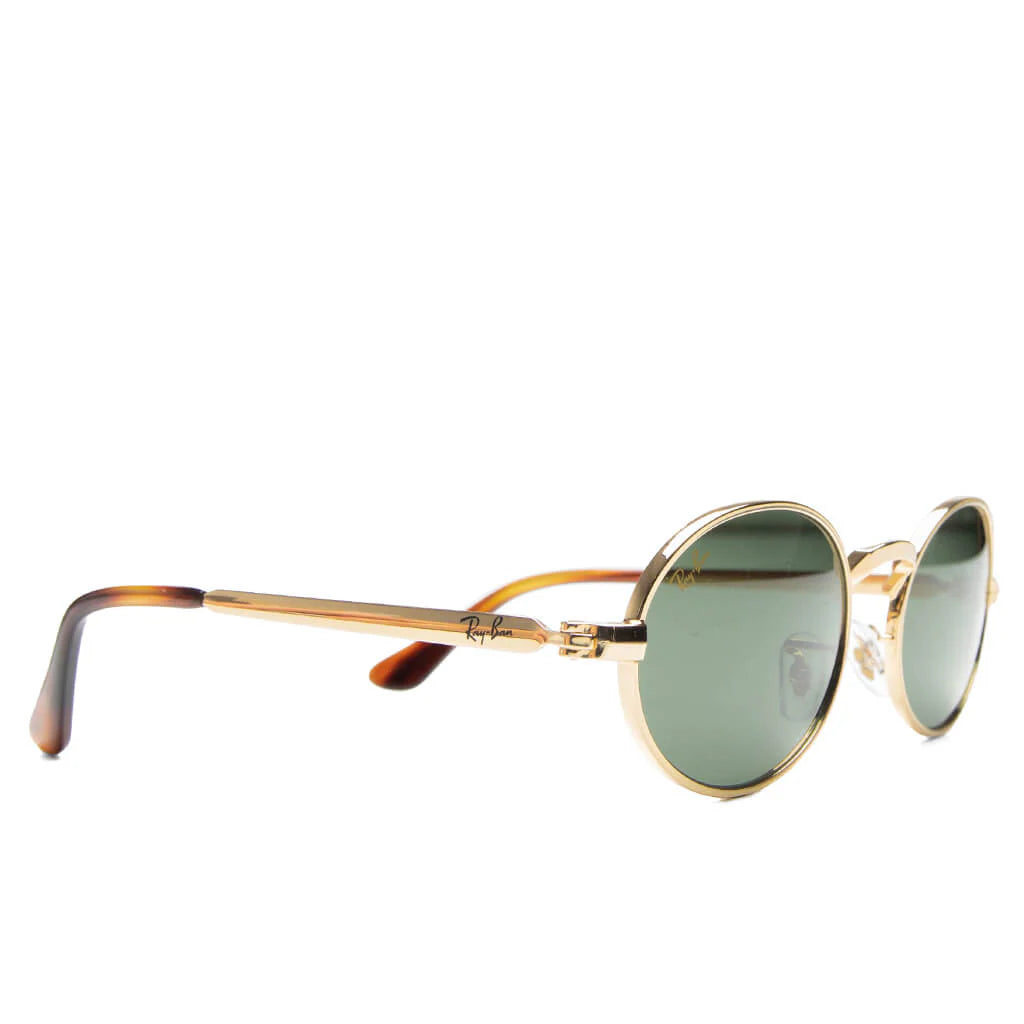 Ray Ban x AAP Rocky Bold Metals Oval Arista Green