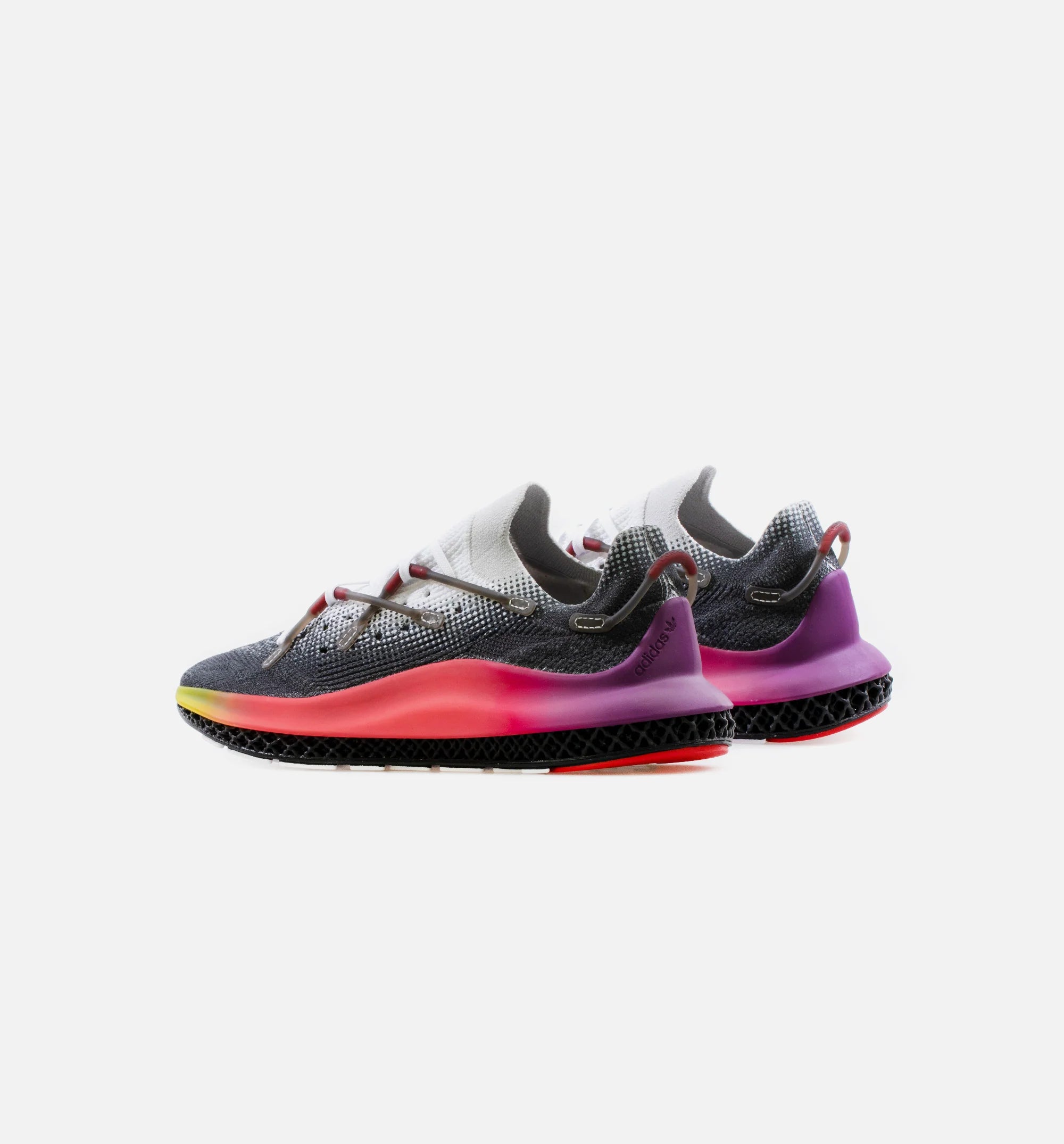 4D Fusio Mens Lifestyle Shoe White Purple