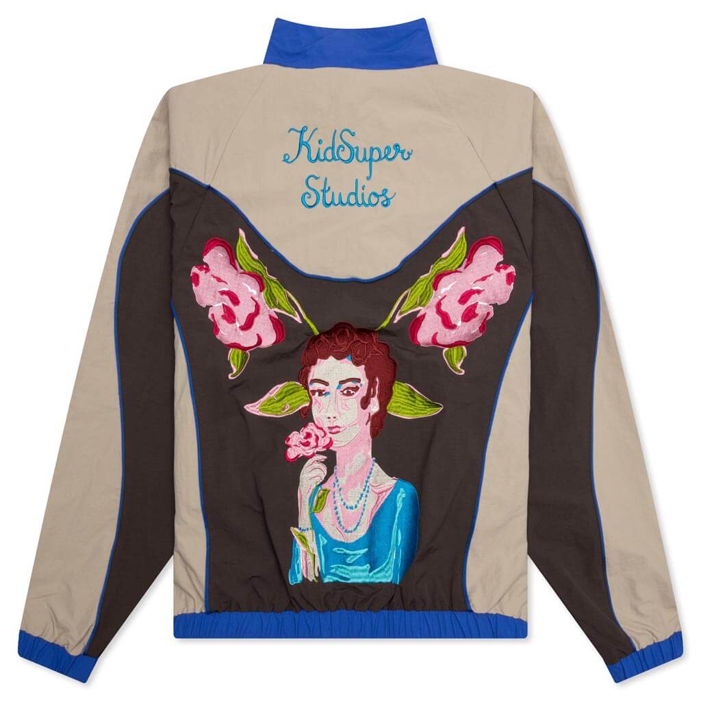 Brooklyn Botanics Tracksuit Top Brown Blue