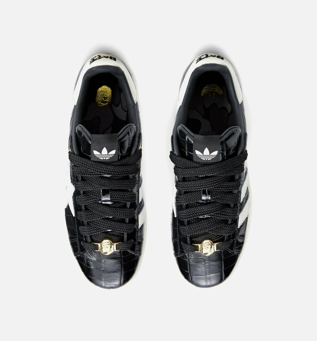Bape x Campus 00s World Cup Mens Lifestyle Shoe Core Black Footwear White Core Black