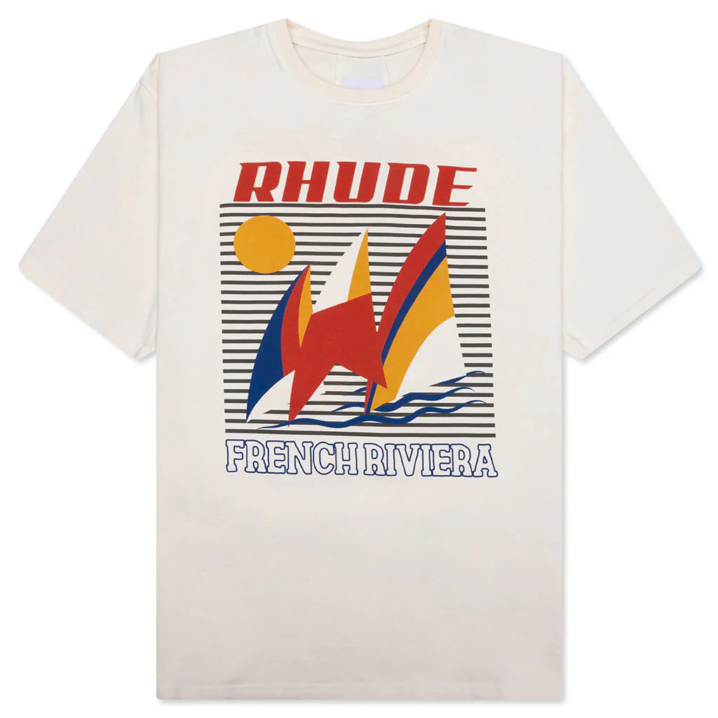 Rhude Poster Tee Vintage White