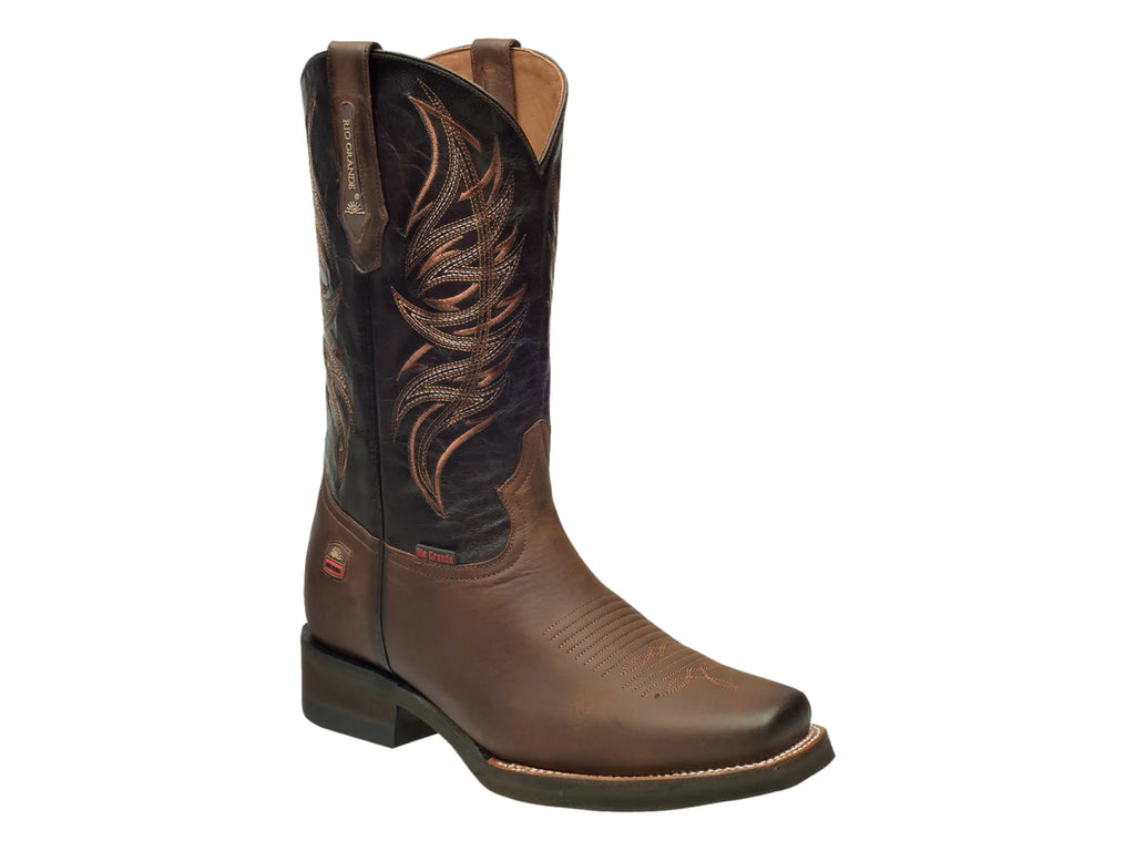 Botas Vaqueras Rio Grande Crazy Tan para Hombre