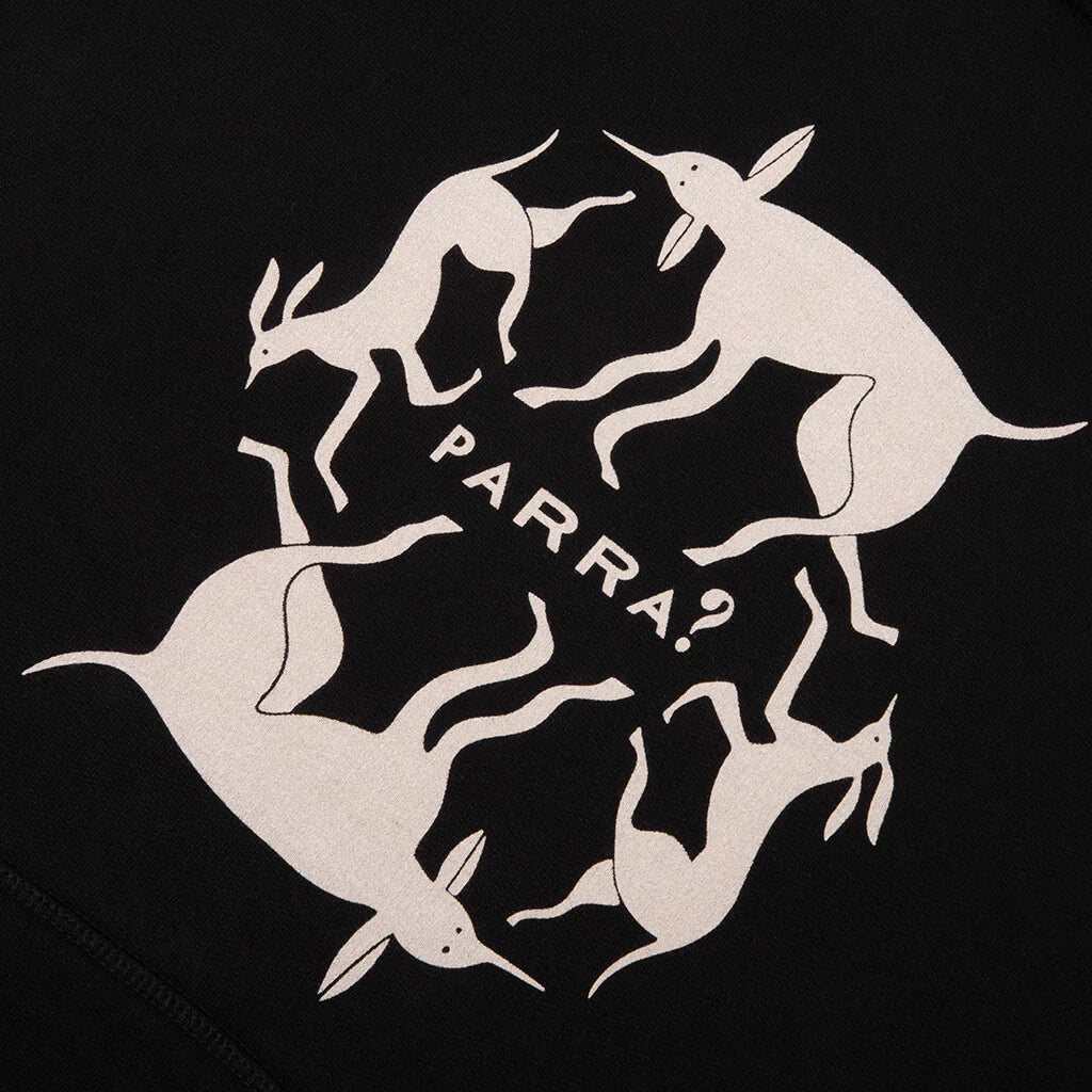 Non Grand Cafe Hooded Sweatshirt Black